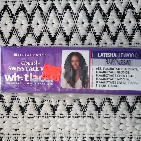 "NWT" Sensationnel Latisha Flamboyage Sand Wig - Picture 5 of 6